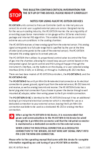 Thumbnail of document N/A - PC-EXTSEN Series Pressure Controllers